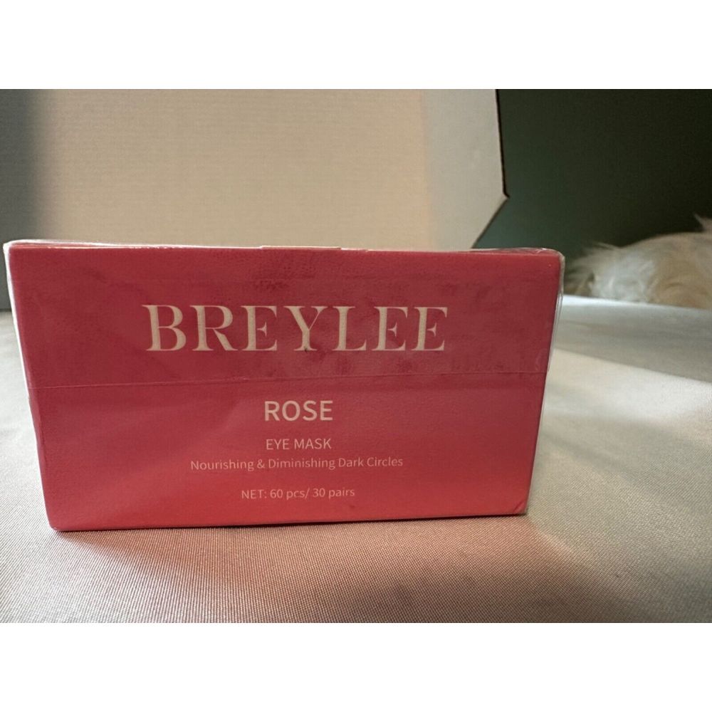 BREYLEE Pink Rose Eye Mask Puffy Eyes‎ & Dark Circles 60 pcs (30 Pairs)